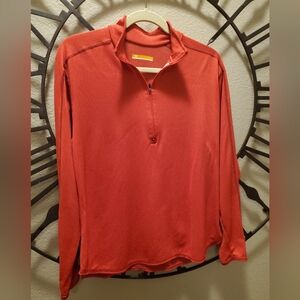 LUCY activewear XL Red Quarter-Zip Pullover